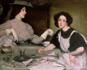 Lottie e la signora da George Washington Lambert